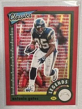 2022 Antonio Gates Red Tributes Panini Classics Football[72/75][#149][Chargers]