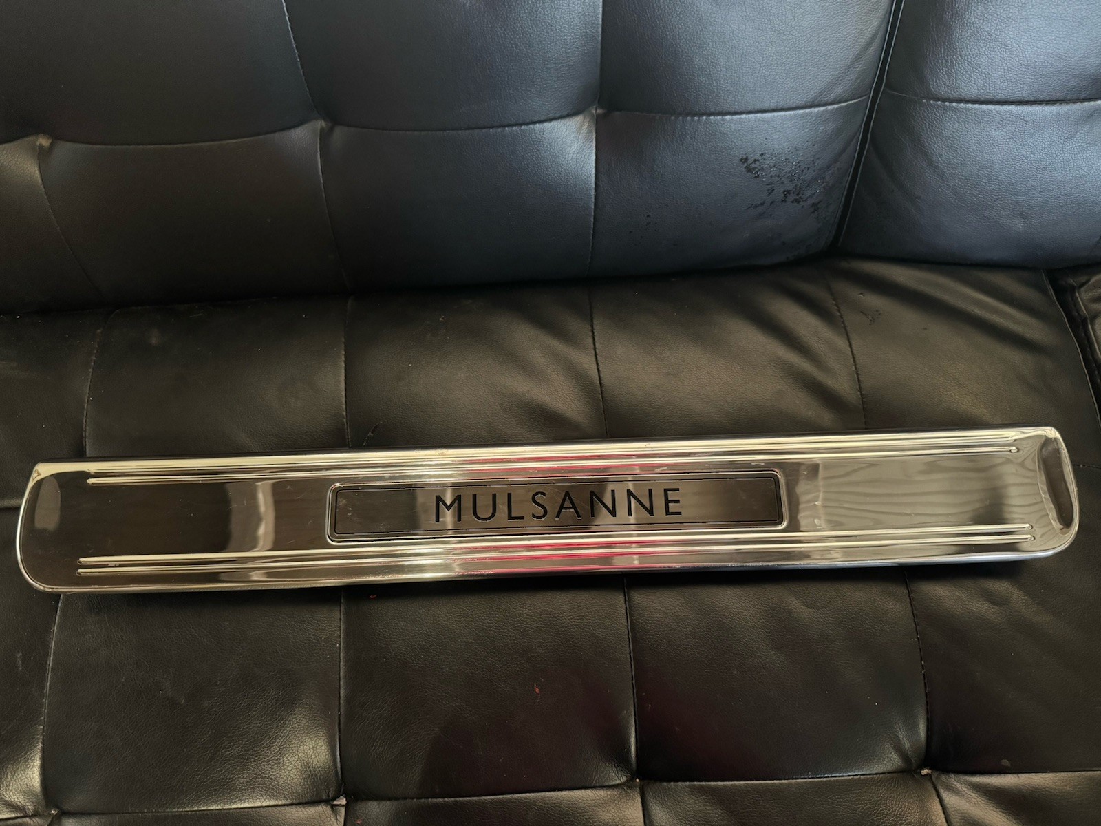 10-20 Bentley Mulsanne Right Front Door Sill Scuff Plate 3Y5863382A