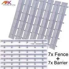 AFX Auto World Catch Fence Armco Barriers HO Slot Car Track Accessories