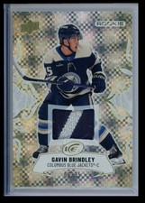 2024-25 Upper Deck Ice Gold Patch Gavin Brindley Rookie 06-/35 #111