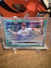 2022 Topps Chrome Green Aqua Wave Refractor RC Janson Junk Auto SP /199