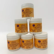 6 Shea Solutions Curl Stretch Cream Strengthens & Moisturizes 6oz Shea Butter