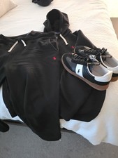 Ralph Lauren Men's Sweatsuit set XL/TG and Sneakers-100 Authentic RL