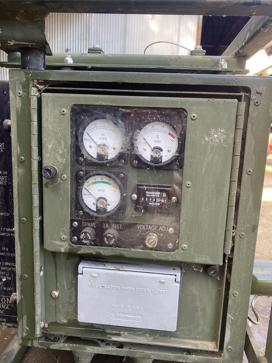 Dewey Electronics Mep-531a 2kw Military Diesel Generator Dewey Electronics Mep-531a 2kw Military Diesel Generator