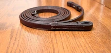 Edgewood flat pelham reins, brown, 54” for bridle horse full