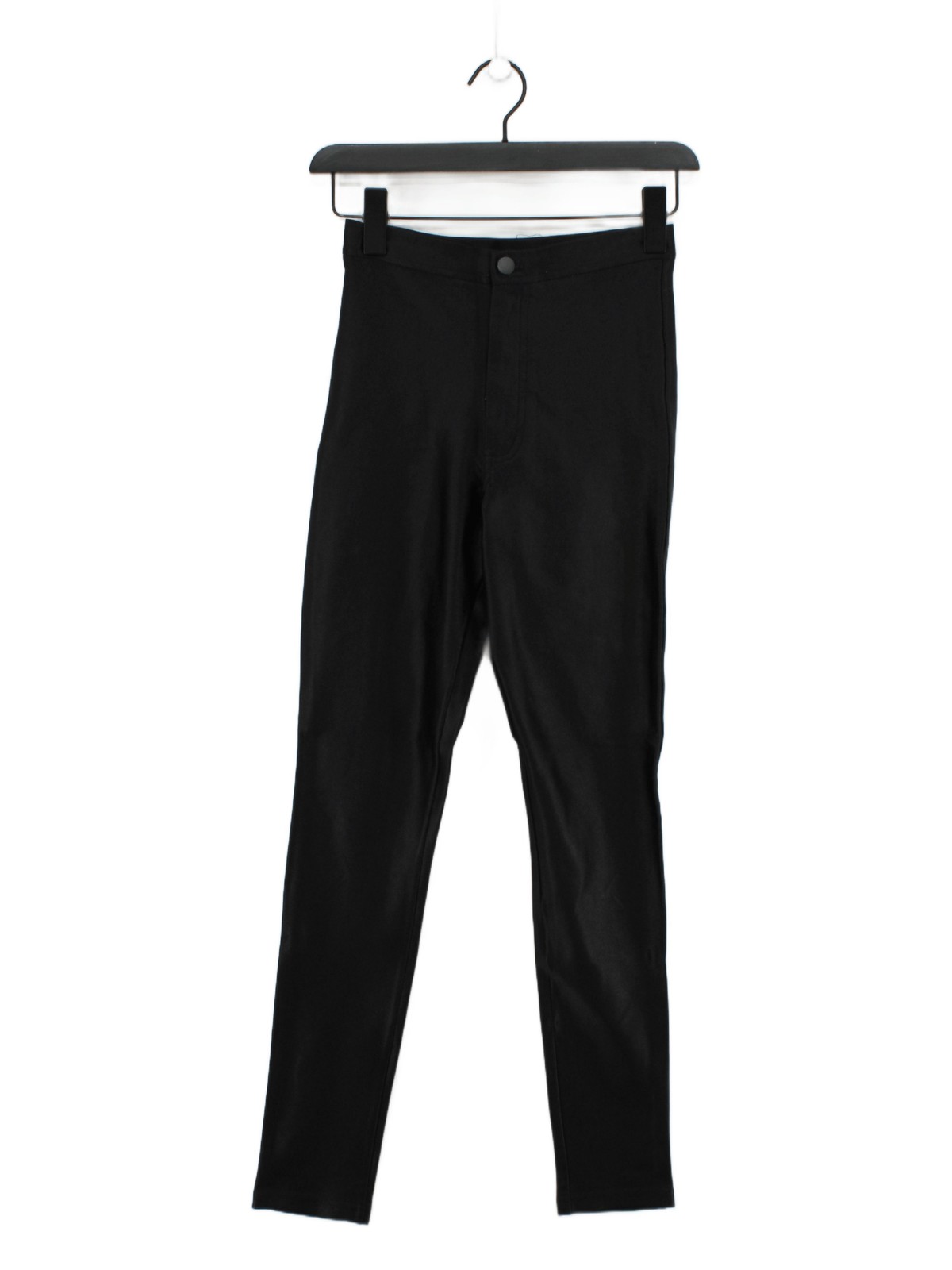 American Apparel Women's Trousers S Black Nylon with Elastane Skinny Sweatpants