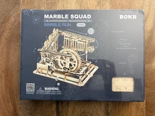 ROKR Marble Squad Marble Run LG502 Wooden 3D Puzzle Cog Coaster New Sealed Kit