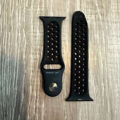 Apple Watch Nike Sport Band Black 42mm 44mm 45mm 49mm M/L