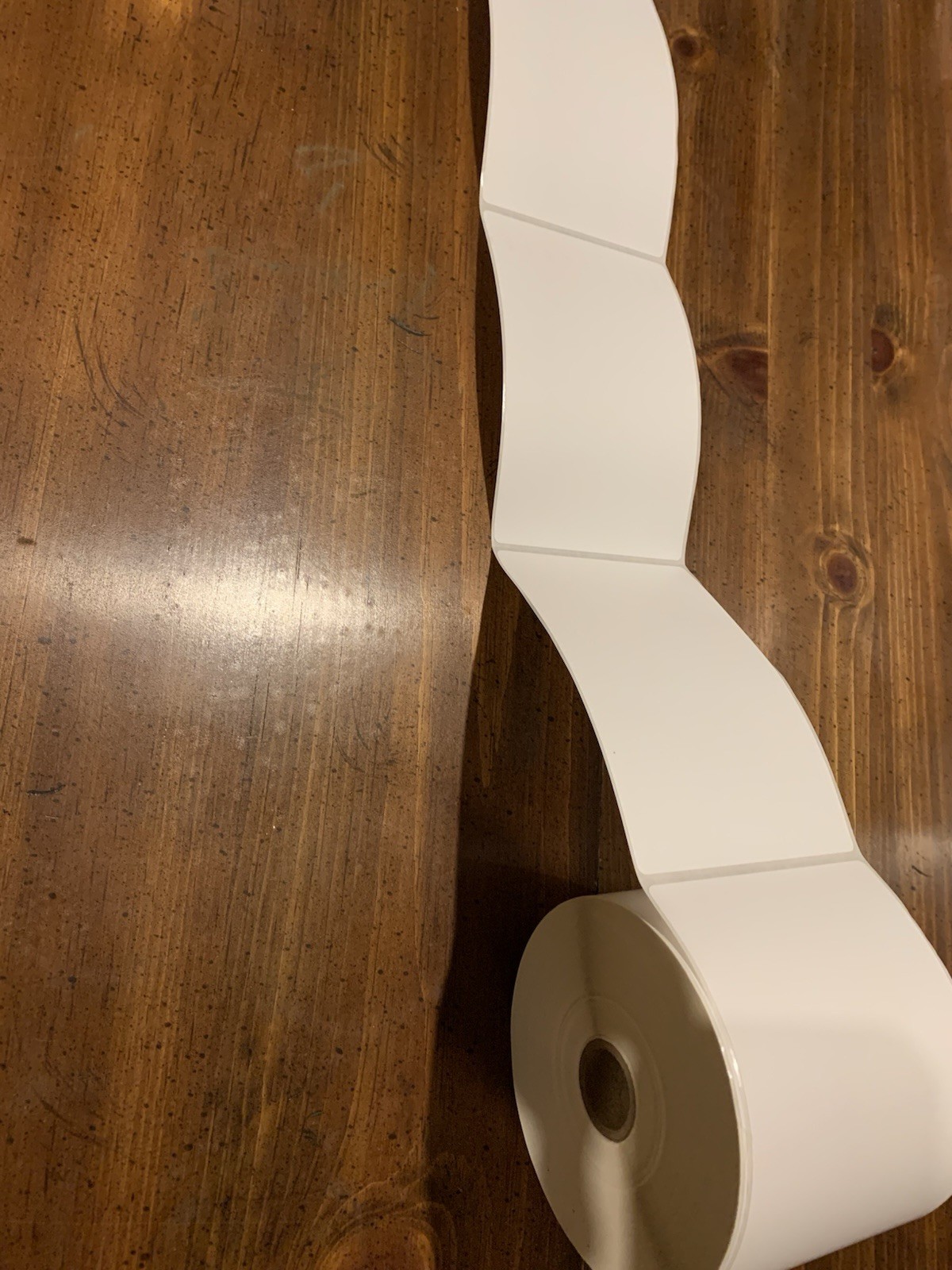 Direct Thermal Shipping Labels, 4" x 6" white labels, 6 rolls, Uline S-22378