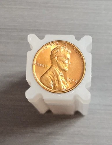 1942 D BU Lincoln Wheat Penny Copper " Uncirculated  Nice Gem" Copper #A-539