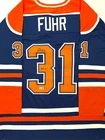 Grant Fuhr Signed Edmonton Oilers Jersey HOF 03 Beckett COA Autographed NHL