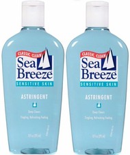 2 Pack - Sea Breeze Actives Sensitive Skin Astringent 10oz Each