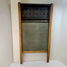 Washboard Wood and Metal NATIONAL WASHBOARD CO Memphis Chicago Saginaw