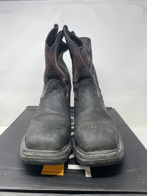 USED Ariat Sierra Shock Shield Steel Toe Work Boots Men s Black Size 11 D Medium