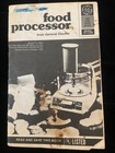 Vintage GE General Electric Food Processor Model FP1 4200 User Manual Recipes