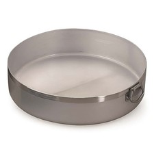 Tortiera Forno Cilindrica Alluminio c/Anello ø 24 H 6 cm - AGNELLI - Pasticceria