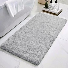 Bathroom Rugs Non Slip Washable 59x24, Ultra Soft Thick Shaggy Absorbent Bath...