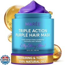 MAREE Deep Conditioning Purple Hair Mask for Blonde Hair   Purple