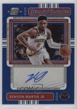 2022 Panini Contenders Optic Perennial Blue Prizm /75 Kenyon Martin Jr Auto 0e9i