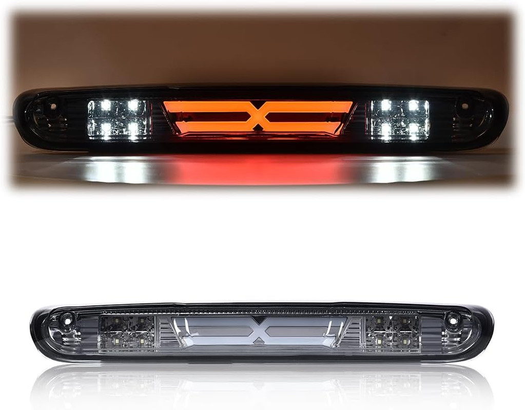 LED 3rd Brake Light Cargo Lamp Silverado Sierra 2007-2014 Smoked Lens Clear