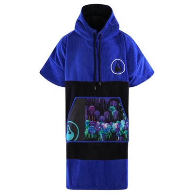 Poncho Wave Hawaii Poncho Jellygang, Cotton Velours L WH4059 Mehrfarbig 105 x 80