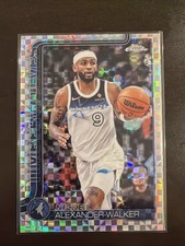 2025-26 Topps Chrome Nickeil Alexander-Walker xfactor #193 Timberwolves