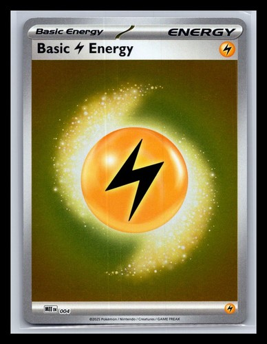 Basic Lightning Energy 004 Mega Evolution Energies Pokemon Reverse Holo NM
