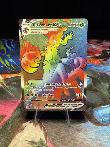 Trevenant VMAX 206/203 Rainbow Rare – Evolving Skies Pokémon
