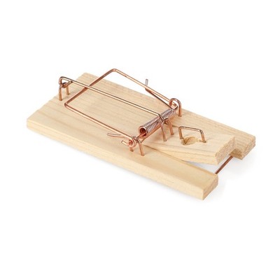 Rovar Mausefallen aus Holz Klassische Schlagfalle, Wiederverwendbar und giftfrei