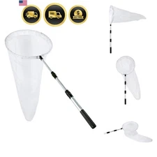 Butterfly Net with 16 Inch Ring 36 Inch Depth Telescopic Handle Easy Carry