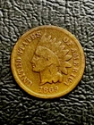 1869 Indian Head Cent 1c Better Grade•G/VG•Key Date