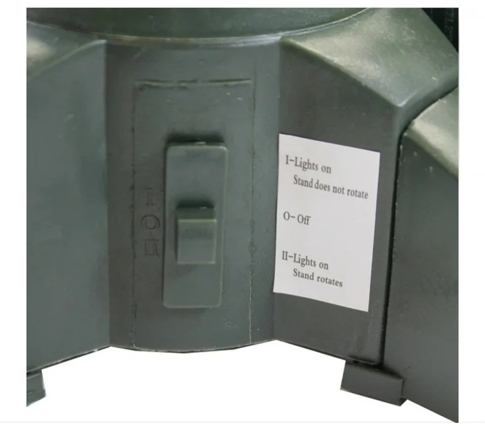 Rotating Christmas Tree Stand For Up To 7.5 ft Artificial Tree - Image 4 of 4