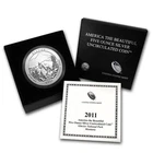 2011 P 5 oz ATB Glacier NP  .999 Silver Coin with US Mint Packaging & COA