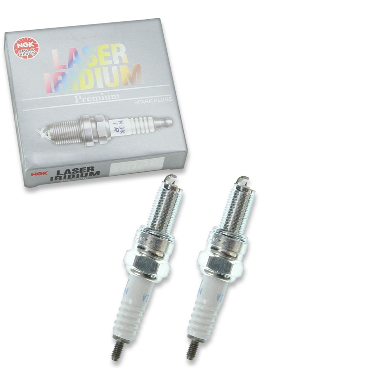 2 pc NGK 4708 CR8EIA-10 Laser Iridium Spark Plugs for 09482-00597 Ignition rp