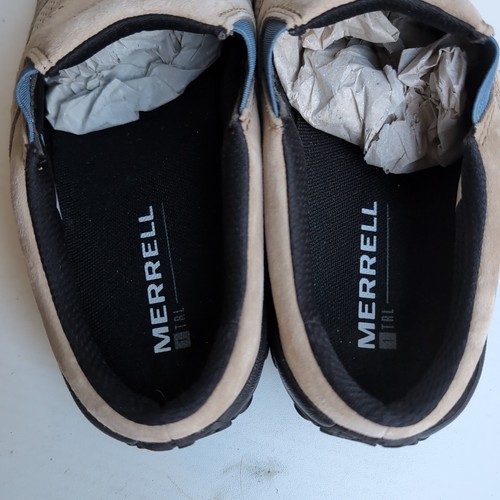UK 8.5- Merrell Moc Clog Jungle Incense Tan Beige Mens Shoes - Bild 9 von 11