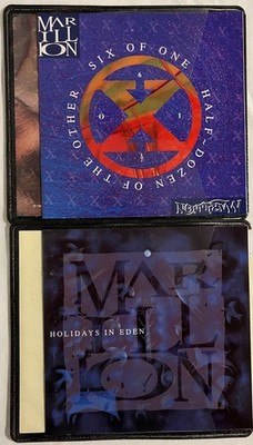 Marillion CD set - lot of 2 CDs (no jewel cases) Six of One - Holidays in Eden