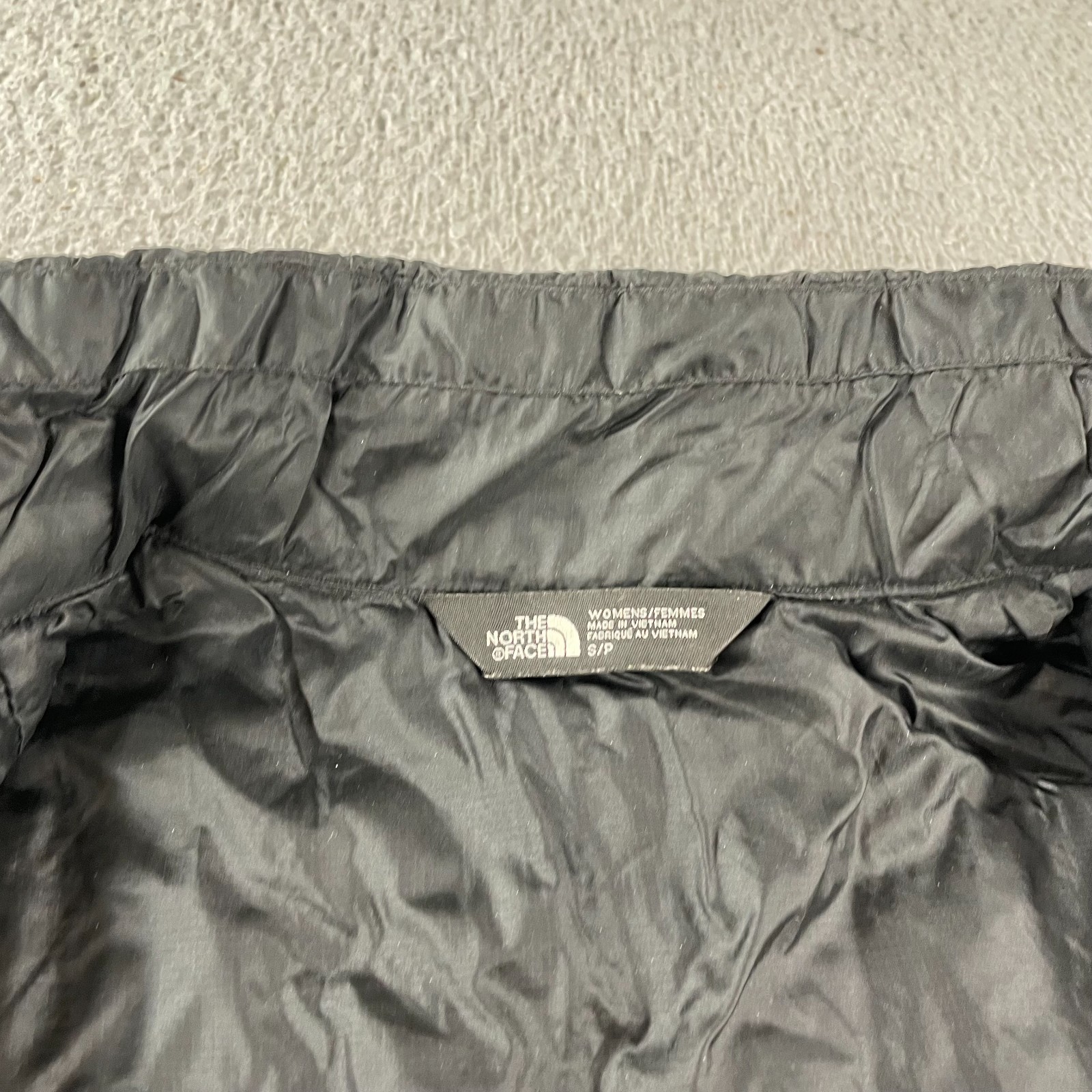 The North Face Jacket Womens Small Black ThermoBall Eco Quilted Puffer Full Zip