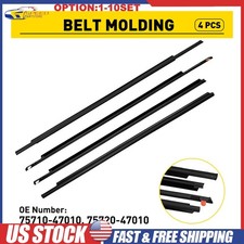 Window Weatherstrip Door Belt Molding Trim Bl...