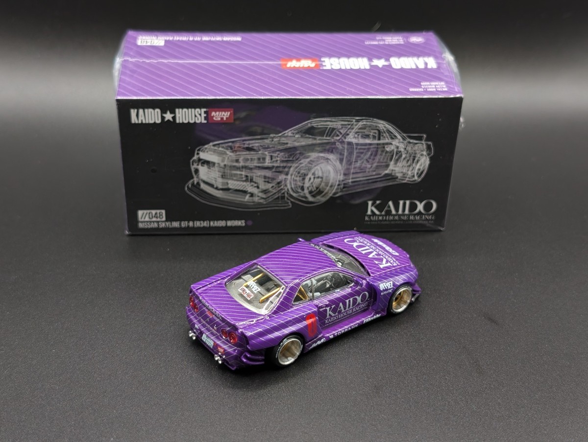 1:64 Kaido House MINI GT Nissan Skyline GT-R R34 Kaido Works