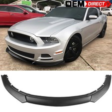 Fits 13-14 Ford Mustang R Style Front Bumper Lip Spoiler Splitter Unpainted Pp Fits 13-14 Ford Mustang R Style Front Bumper Lip Spoiler Splitter Unpainted Pp