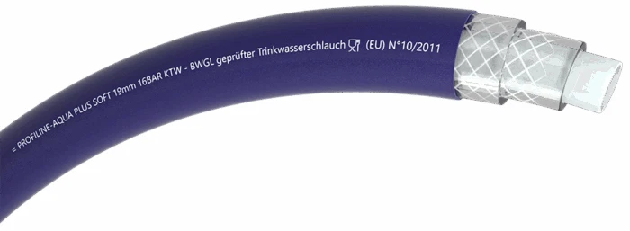TRICOFLEX Tubo acqua potabile Profiline Aqua Plus SOFT 3/4" KTW A, 50 m acqua potabile 155275