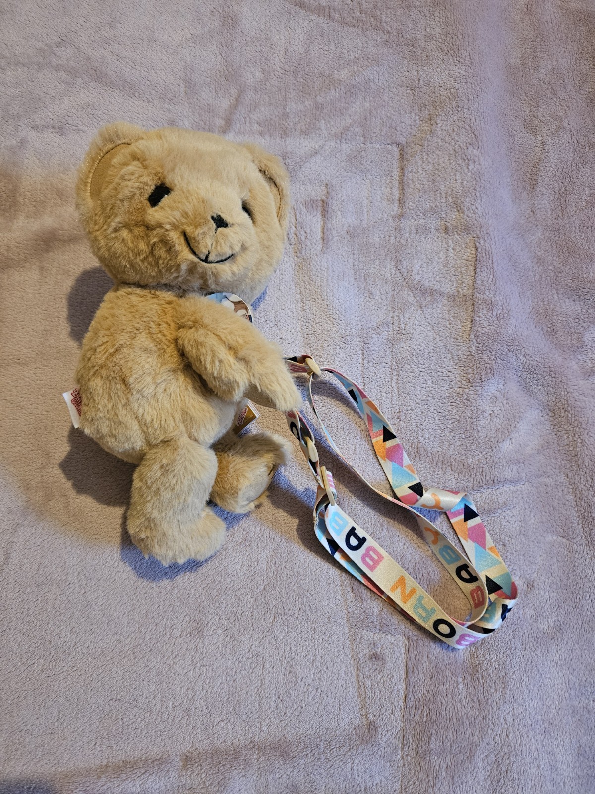 Bolso de oso de peluche recién nacido