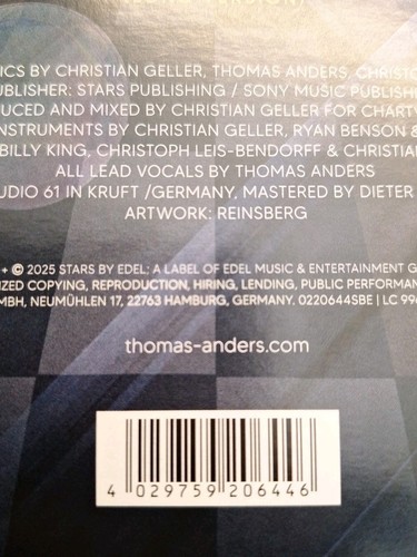 Thomas Anders ... sings Modern Talking 7"vinyl signierte Version - Bild 3 von 4