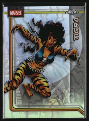 Tigra 2026 Topps Chrome Marvel Comics Storm's Lightning Refractor #179