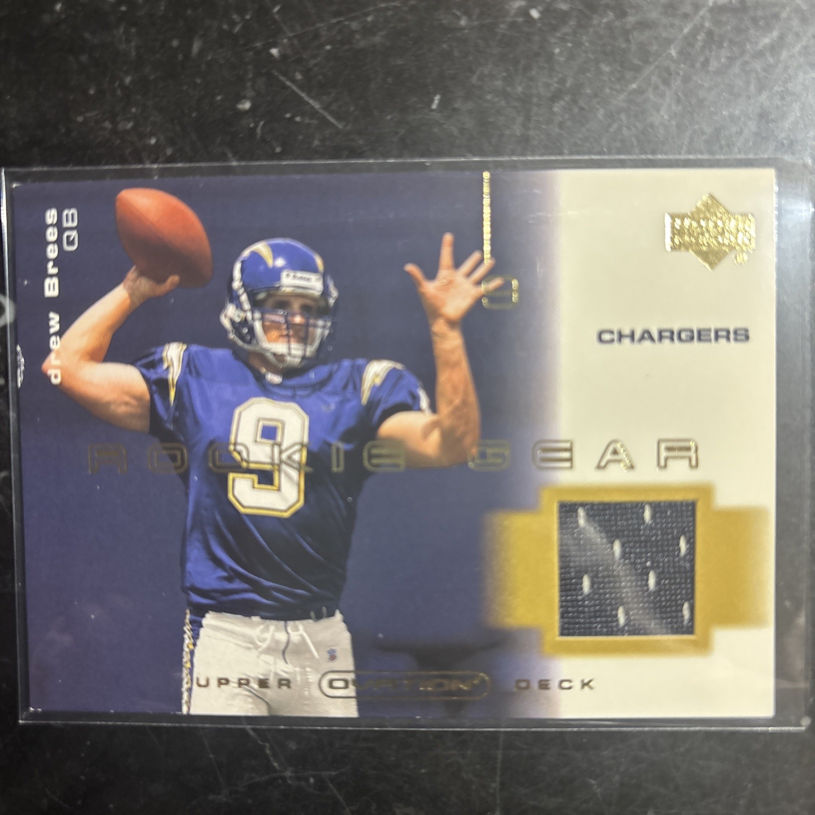 Drew Brees Upper Deck Ovation Rookie Gear #RDB Base