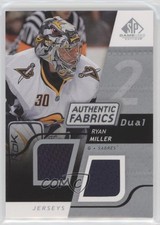 2008-09 SP Game Used Edition Authentic Fabrics Dual Ryan Miller #AF-RM n1u
