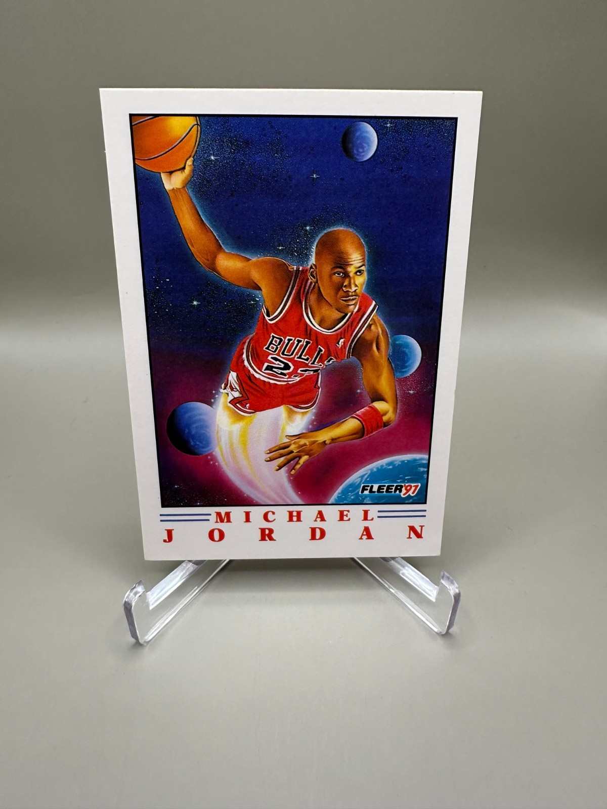 1991-92 Fleer Pro-Visions Michael Jordan #2 Chicago Bulls