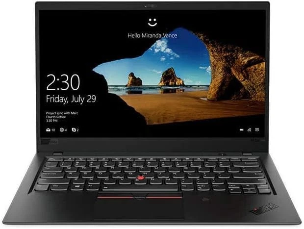 ThinkPad X1 Carbon gen6 ( 八世i5/8G/128G ) Notebook Lenovo ThinkPad X1 Carbon (6th Gen) Preto 14