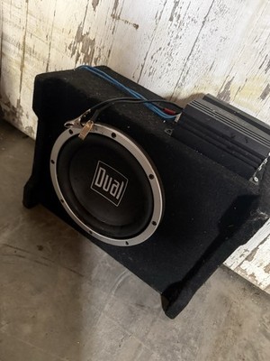 Dual Electronics 12'' Single Port Car Subwoofer Enclosure w/ Jensen 600W Amp