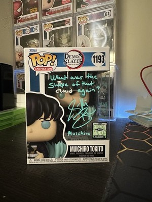 Funko Demon Slayer Muichiro Tokito Pop! Vinyl #1193 Autographed Figure